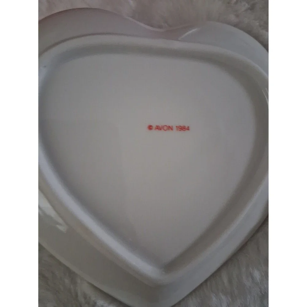 Vintage 1984 Cupids message porcelain dish